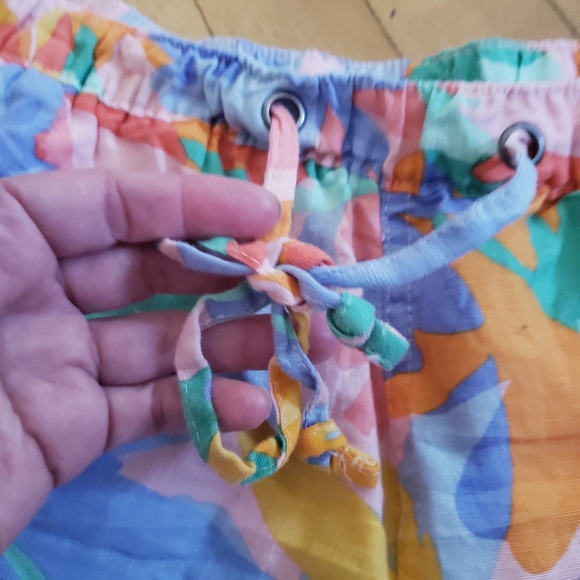 JOIE Tropical Print 100% Linen Short - S - Picture 4 of 9